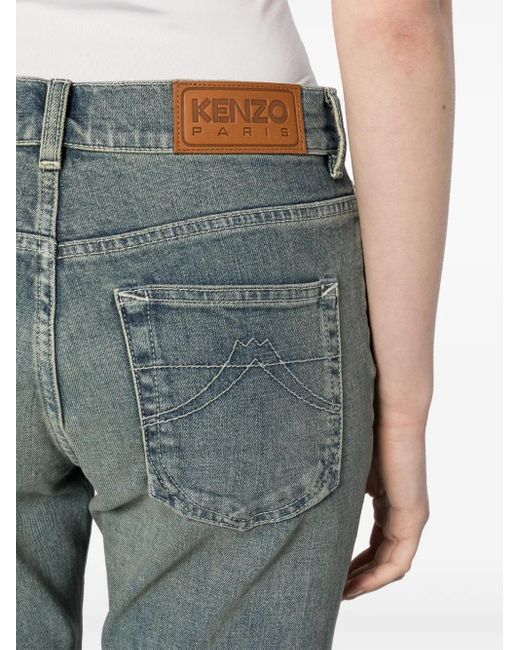 KENZO Blue Bara Jeans