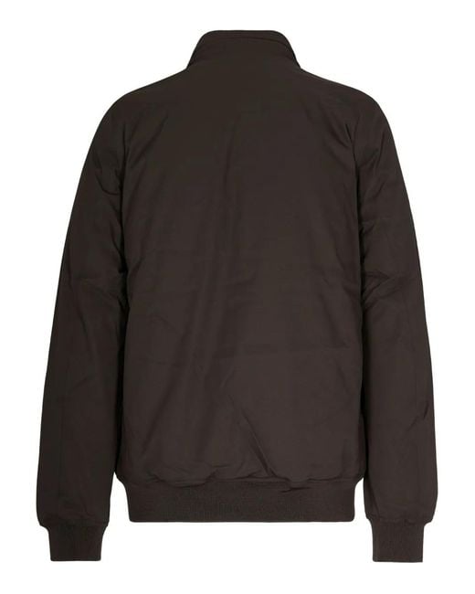 K-Way Gray Logo-Patch Jacket for men