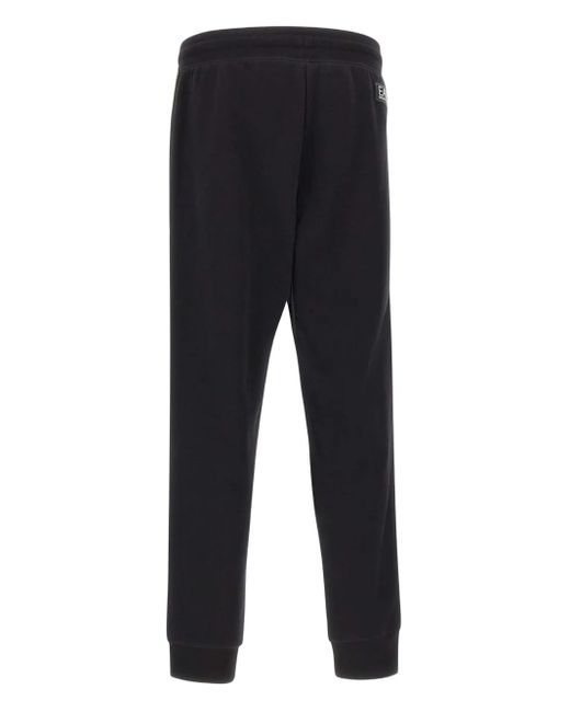 EA7 Blue Logo-Tape Track Pants for men