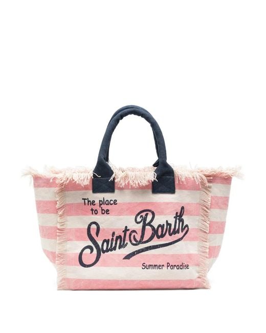 Mc2 Saint Barth Pink Vanity Tote Bag