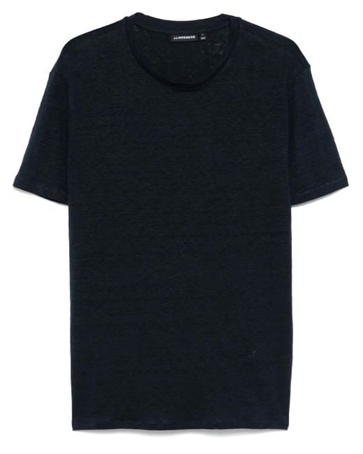 J.Lindeberg Black Coma T-Shirt for men