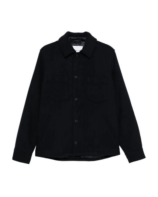 Abrigo con botones Samsøe & Samsøe de hombre de color Black