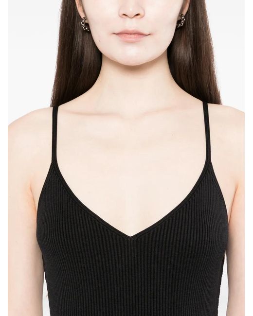 CFCL Black Portrait Mini Dress