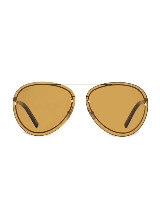 Occhiali Da Sole Con Montatura Stile Pilota di Tod's in Natural