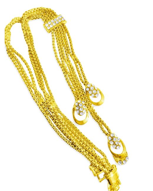 Hzmer Jewelry Metallic Saundarya Multi-Chain Necklace