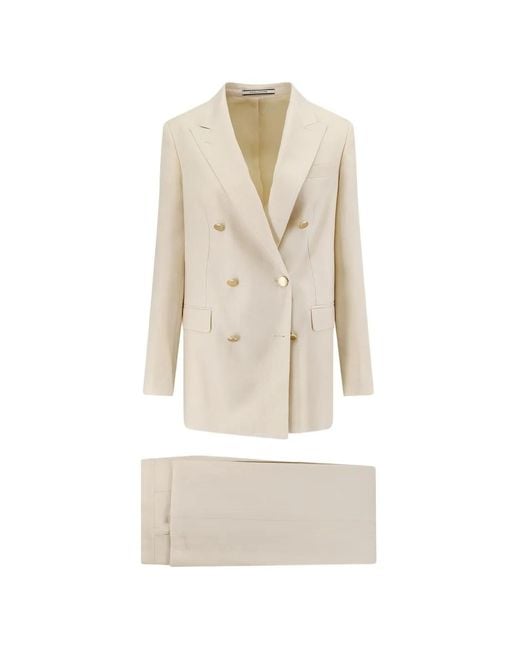Tagliatore White Costume À Veste À Boutonnière Croisée
