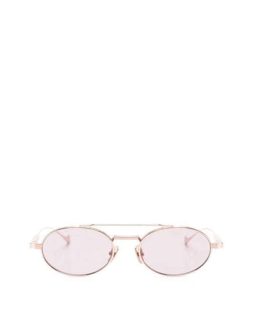 Cutler & Gross Pink Lunettes De Soleil Ladbroke À Monture Ovale
