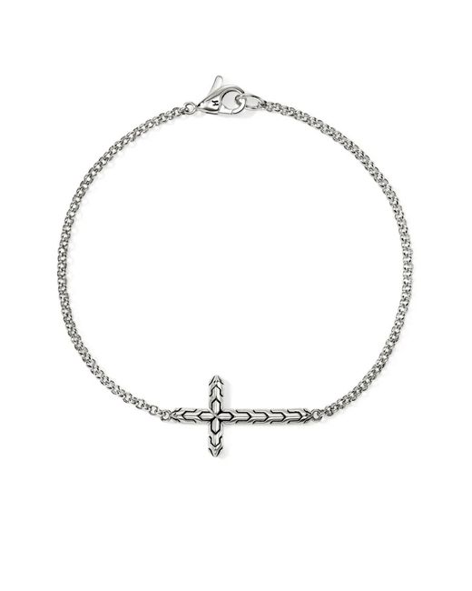 John Hardy White Bracelet Jh Essential Cross En Sterling