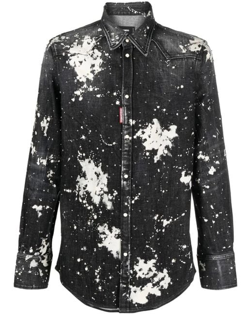 DSquared² Denim Overhemd in het Black voor heren