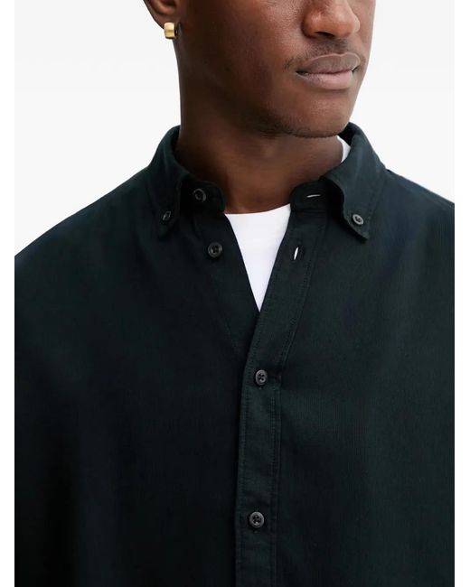 Les Deux Blue Button-Up Shirt for men