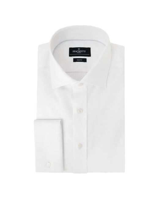 Hackett White Button-Up Shirt for men