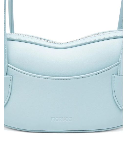 Fiorucci Blue Lips-Shaped Shoulder Bag