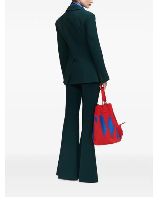 Essentiel Antwerp Green Knightly Single-Breasted Blazer