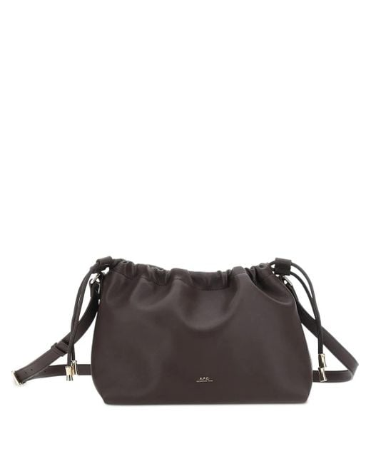 A.P.C. ストラップ ショルダーバッグ Brown