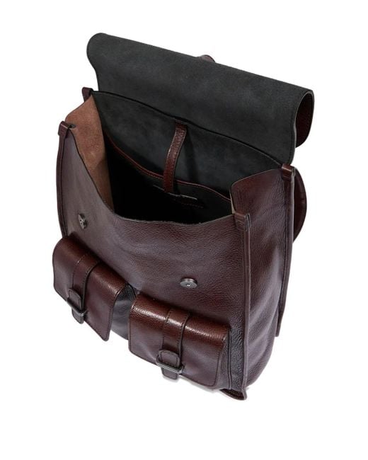 The Bridge Brown Rucksack aus Leder