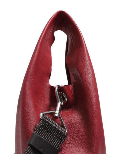 Bimba Y Lola Red Schultertasche aus Leder