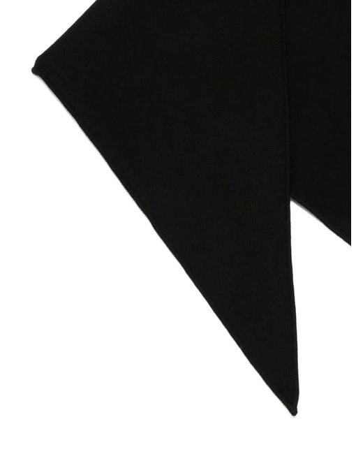 Totême Black Triangle Scarf