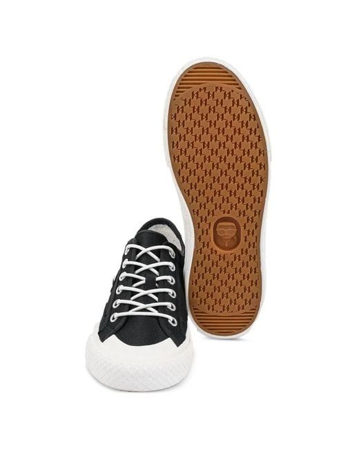 Karl Lagerfeld White Rae Low-Top Sneakers