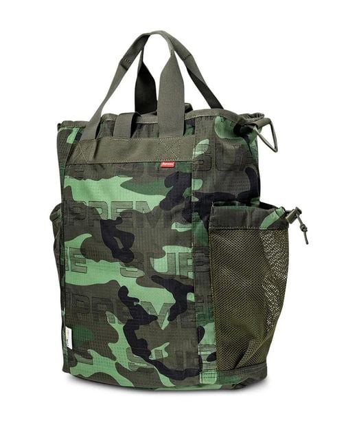 Supreme Green Utility Zip Tote Bag
