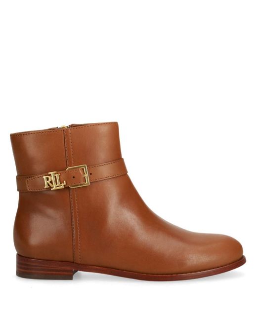 Ralph Lauren Brown Briele Boots