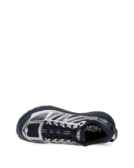 Hoka One One Blue Mafate Speed 2 Lace-Up Sneakers