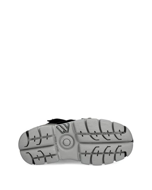 New Rock Black Alaska Perla, Itali Negro, Tower Platform Sneakers