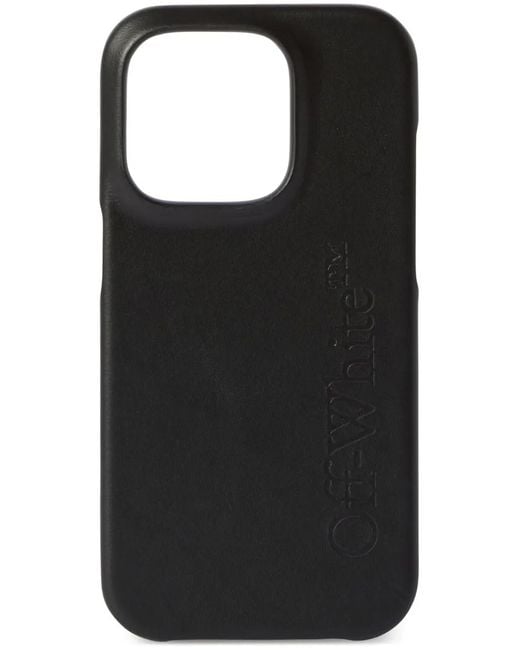 Off-White c/o Virgil Abloh Black Bookish Iphone 14 Pro Case for men