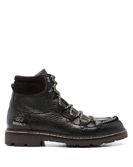 Bottines À Détails De Surpiqûres Doucal's pour homme en coloris Black