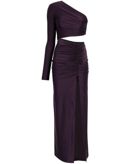 Amen Purple Cut-Out Gown