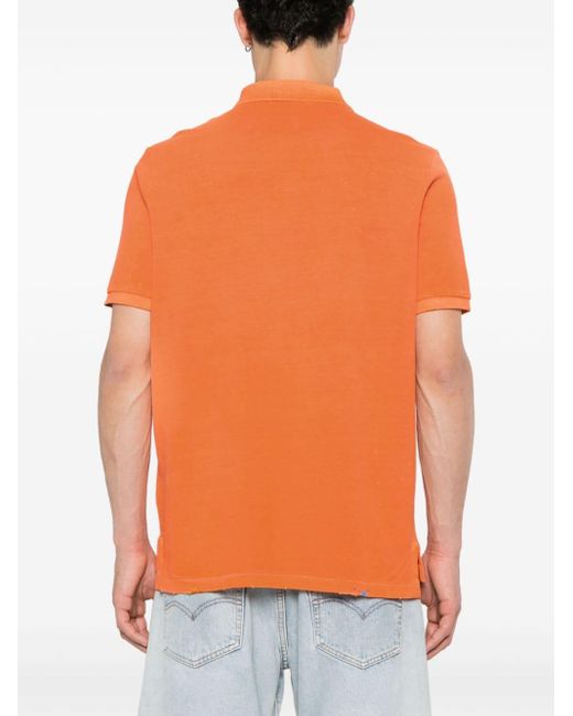 Polo con ricamo di Polo Ralph Lauren in Orange da Uomo