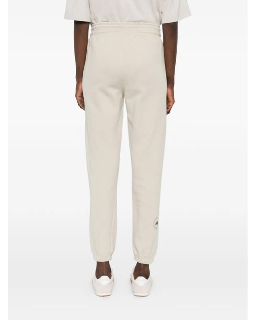 Adidas By Stella McCartney White Drawstring Performance Trousers