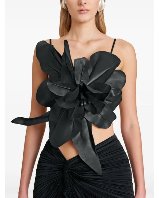 Cult Gaia Black Gabriela Tank Top