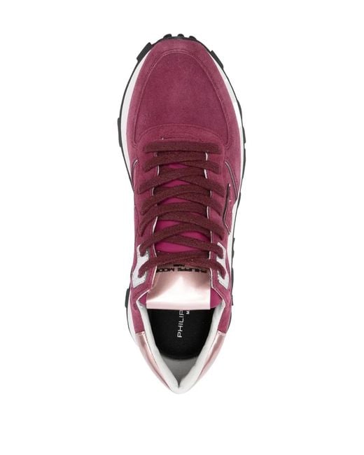Philippe Model Purple Tropez Haute Low-Top Sneakers
