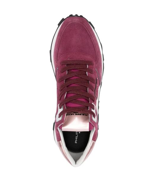 Philippe Model Purple Tropez Haute Low-Top Sneakers