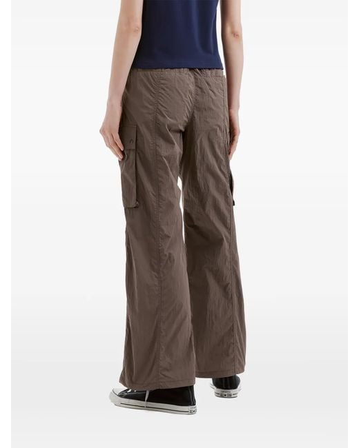 Chocoolate Gray Elasticated Cargo Trousers