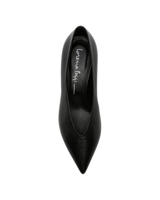 LORENA PAGGI Black Pointed-Toe Pumps