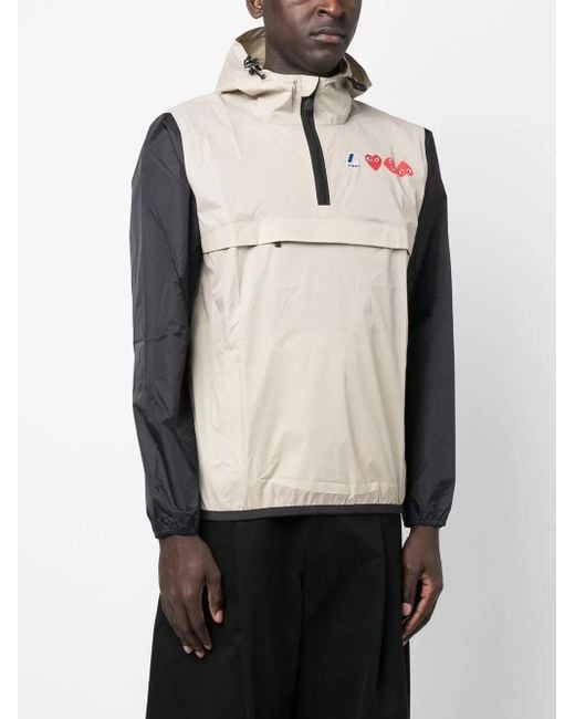 COMME DES GARÇONS PLAY Natural Hooded Pullover Jacket