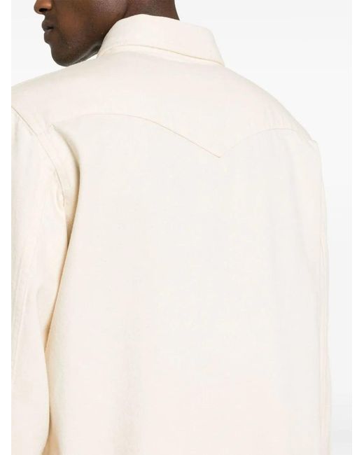 Alanui Denim Overhemd in het Natural voor heren