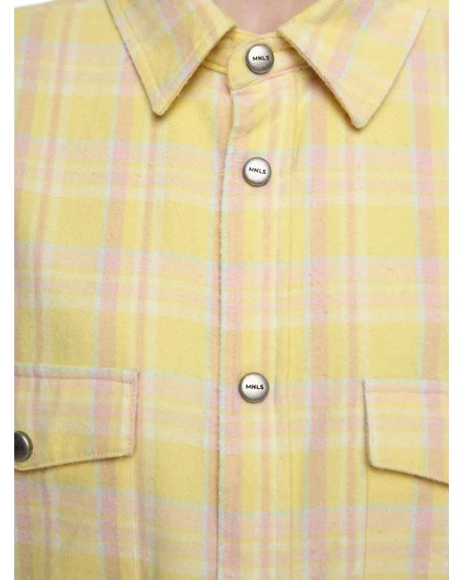 Mainless Natural Flap Pocket Button-Up Shirt
