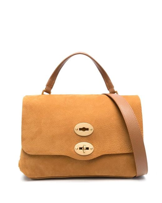 Zanellato Brown Postina Suede Tote Bag