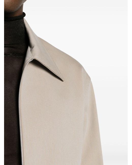 Our Legacy Natural Neutral Mini Zip-up Jacket - Men's - Viscose/acetate/polyamide/cottoncotton for men
