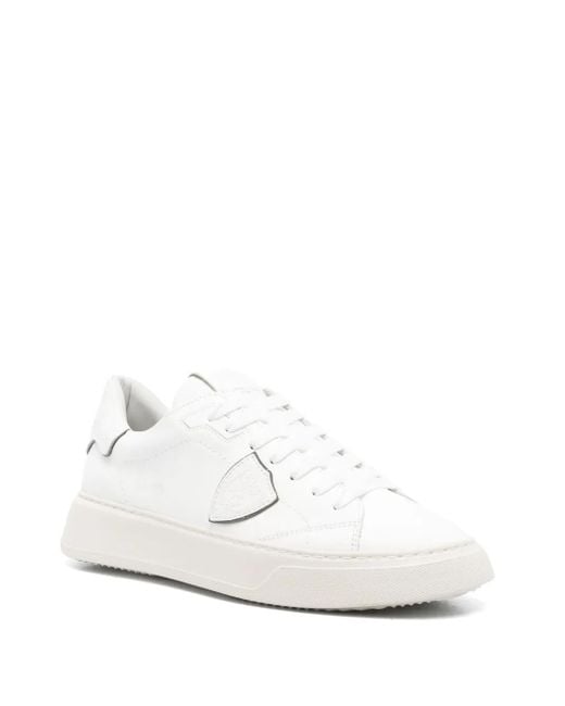 Philippe Model White Temple Sneakers for men