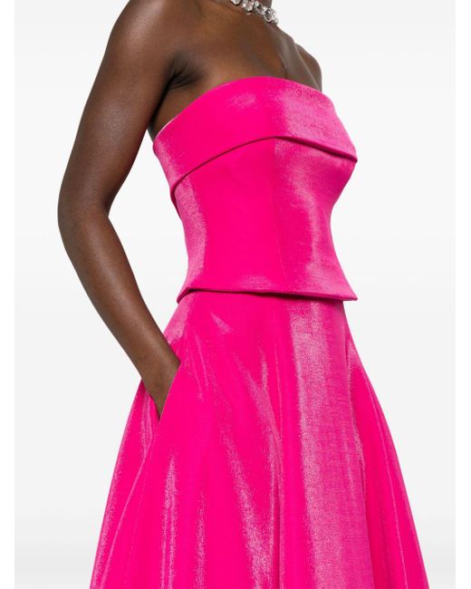 Emporio Armani Aライン ロングスカート Pink