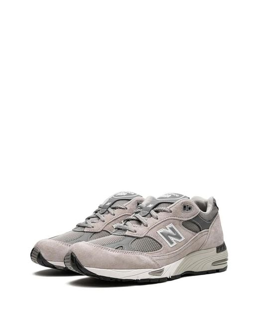 New Balance White 991Gl Sneakers