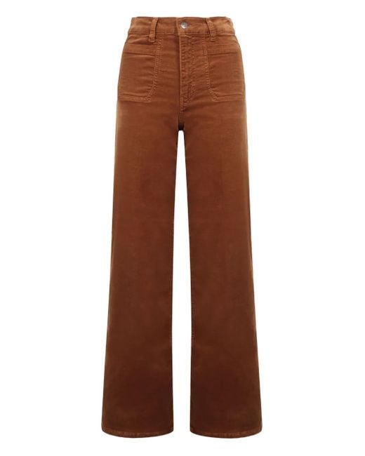 FRAME Brown Palazzo Pants The Slim