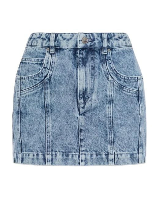 Isabel Marant Blue 'Juana' Denim Skirt