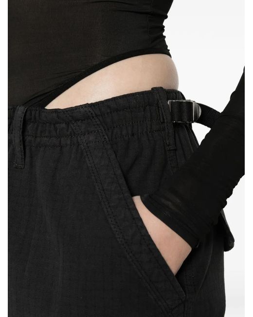 Pantalones Tipo Cargo Con Cordones Alexander Wang de color Black