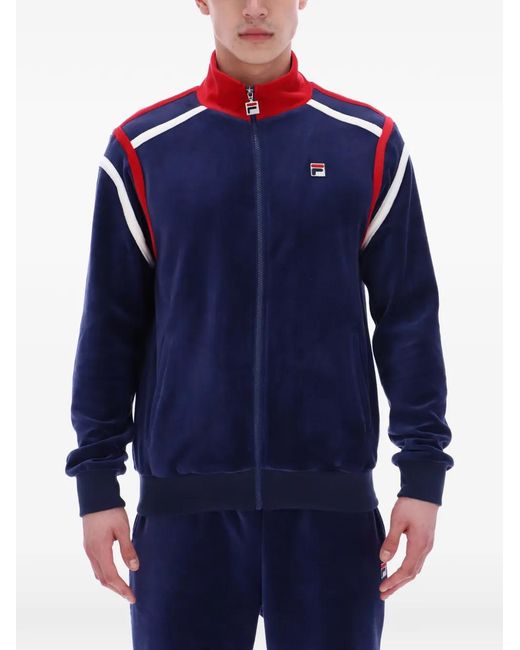 Fila Blue Gabriele Contrast Panel Track Top for men