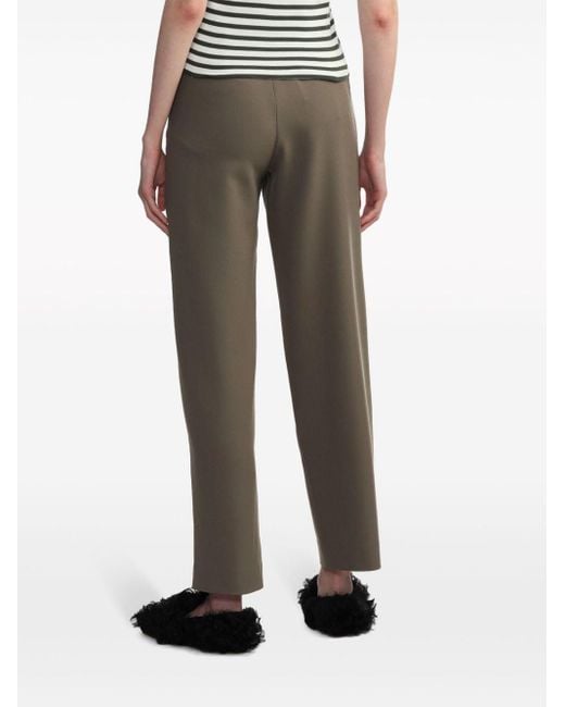 Closed Brown Tailored Straight-leg Trousers