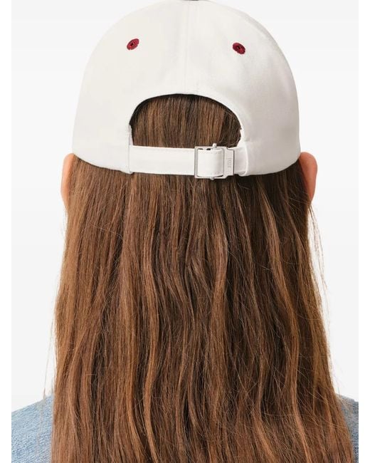 AMI White And Bicolor Cotton Cap